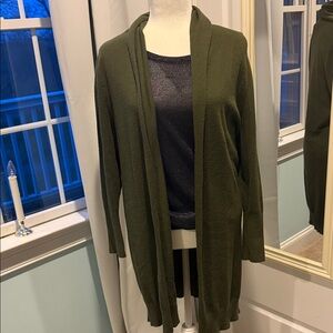 Leith Dark Green Women's Cardigan